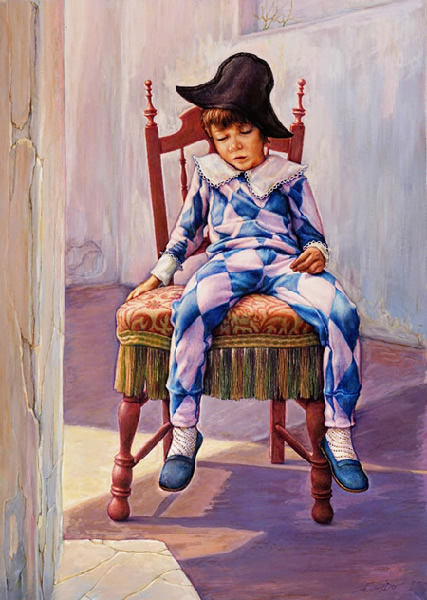 Arlequín dormido